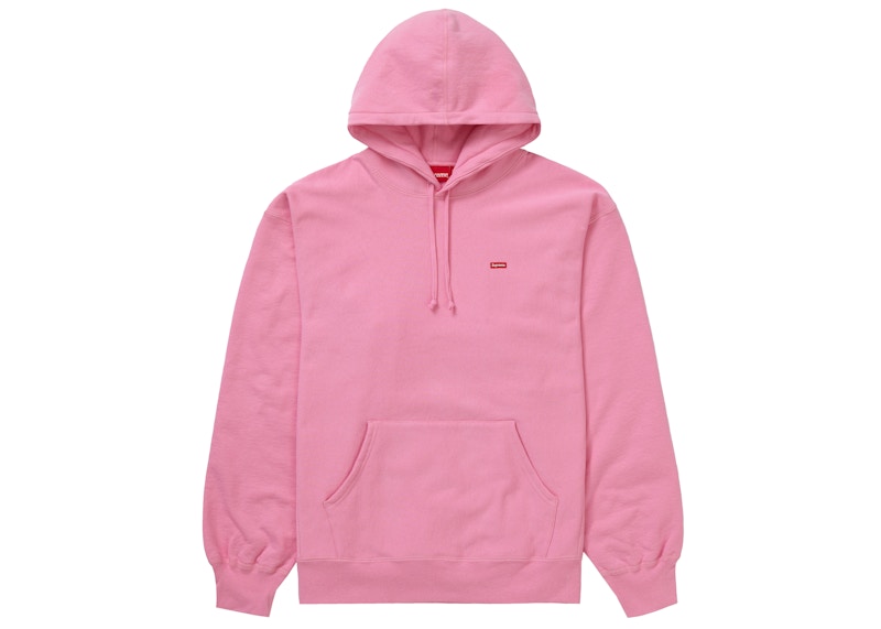 Supreme Small Box Hooded Sweatshirt (FW21) Pink Men's - FW21 - US