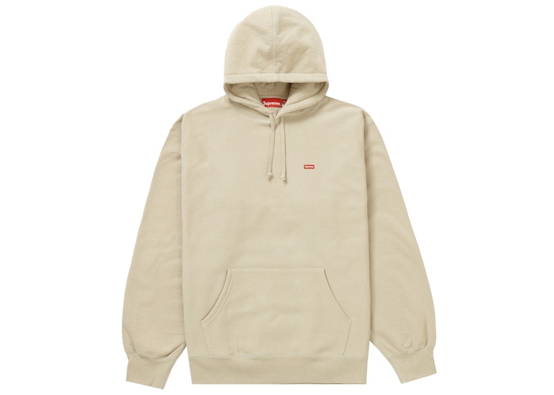 Supreme Small Box Hooded Sweatshirt (FW21) Taupe