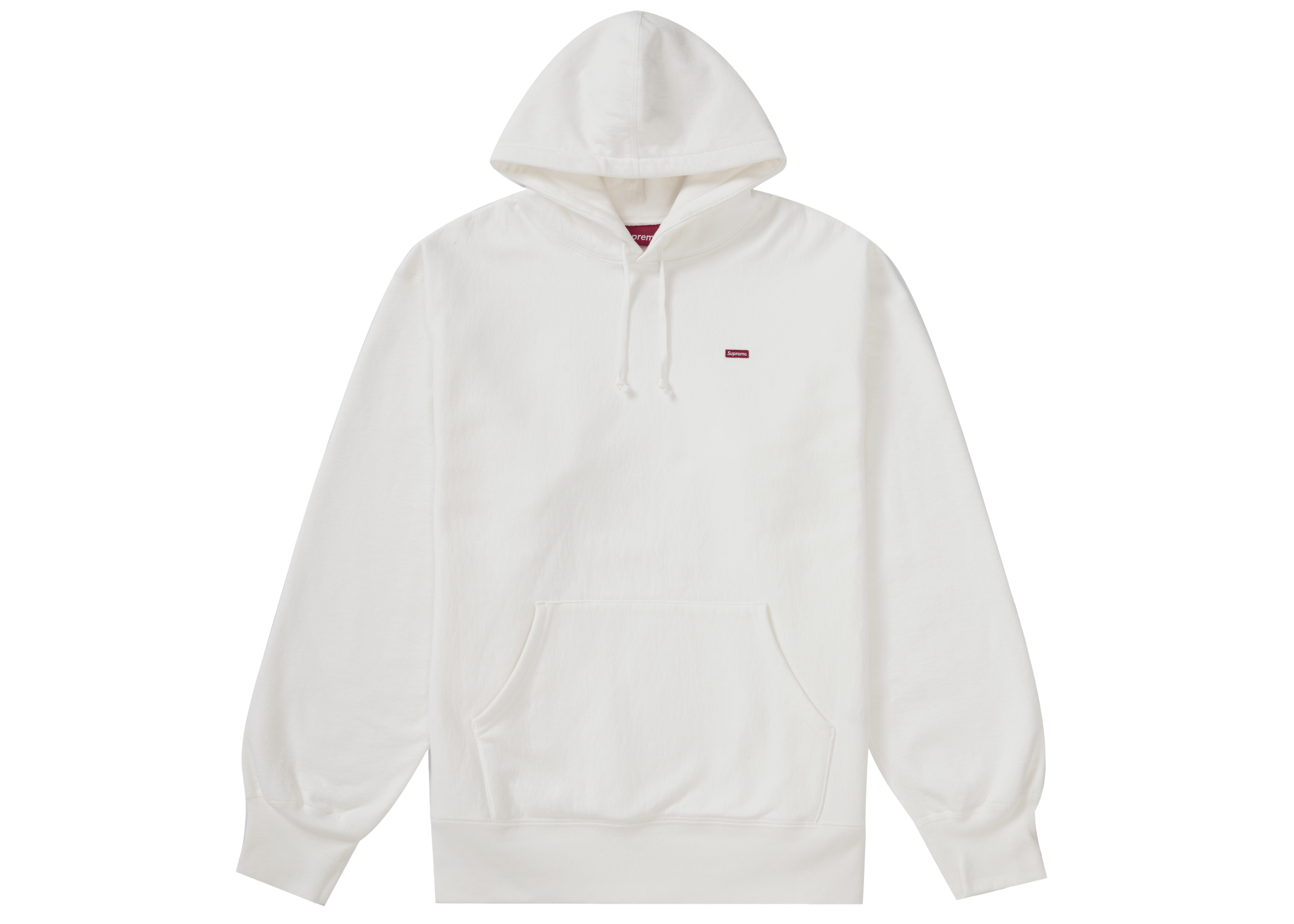 Supreme Small Box Hooded Sweatshirt (FW21) White