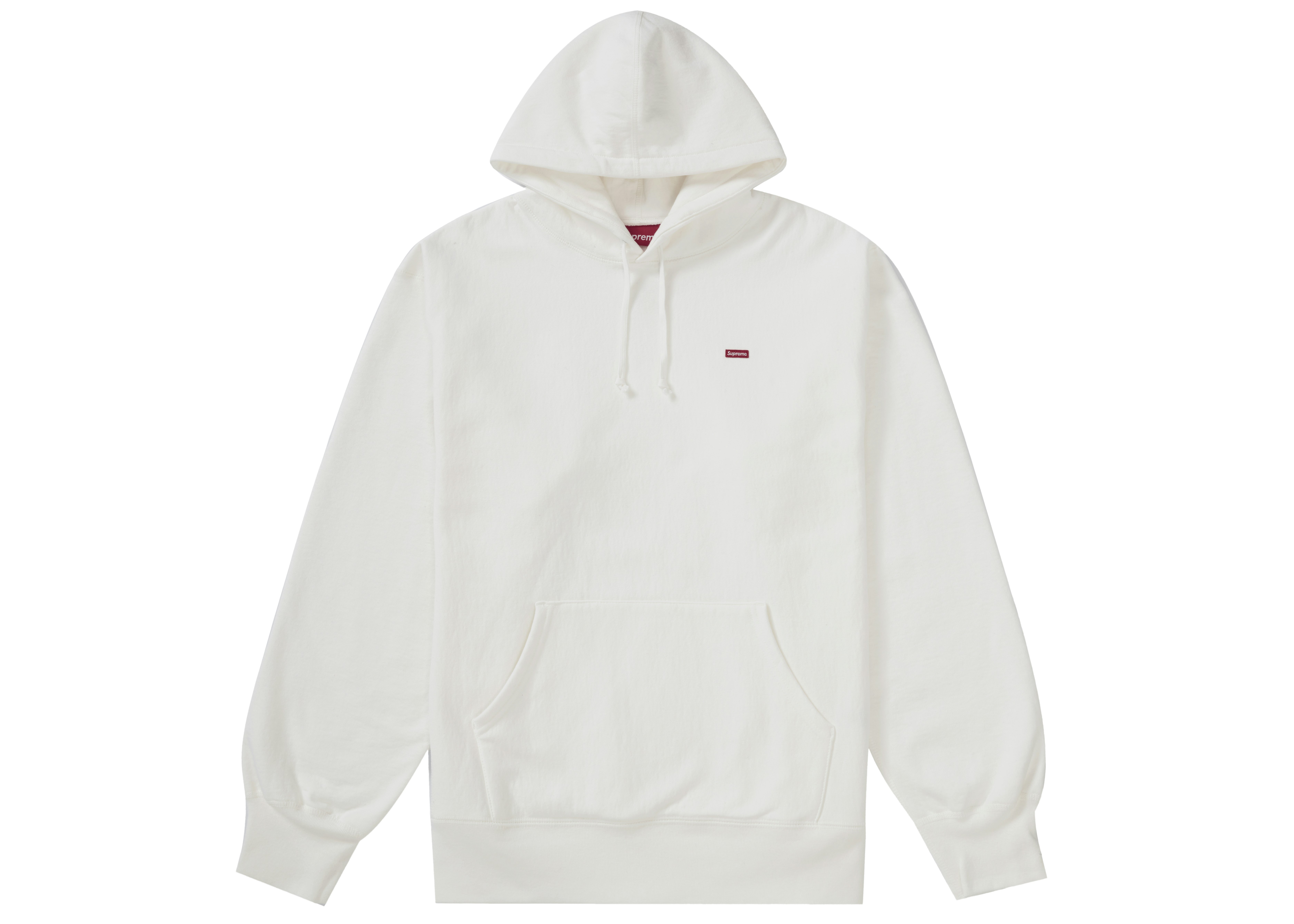 Supreme Small Box Hooded Sweatshirt (FW21) White - FW21