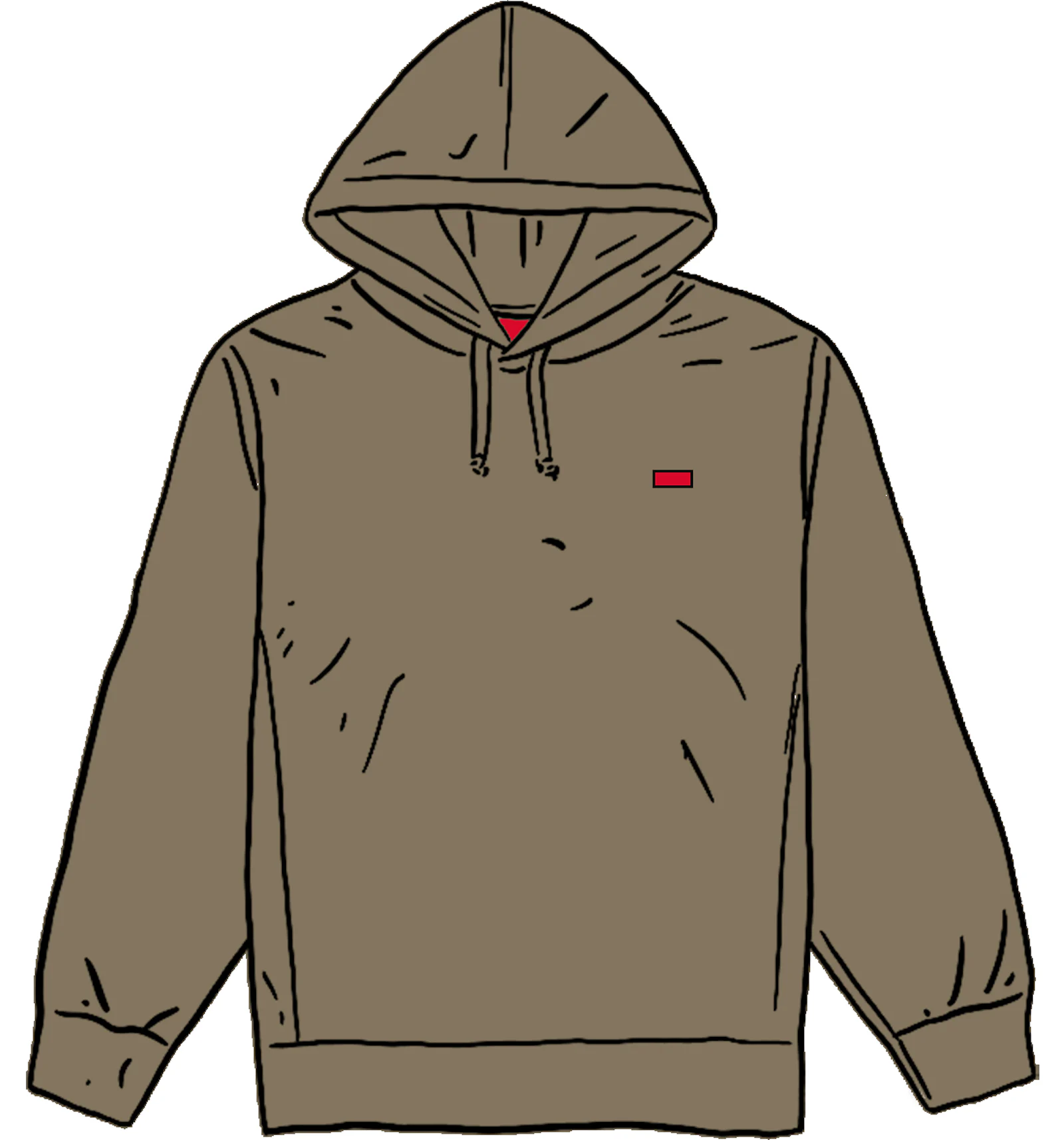 Supreme Small Box Hooded Sweatshirt Light Olive Men s SS20 US