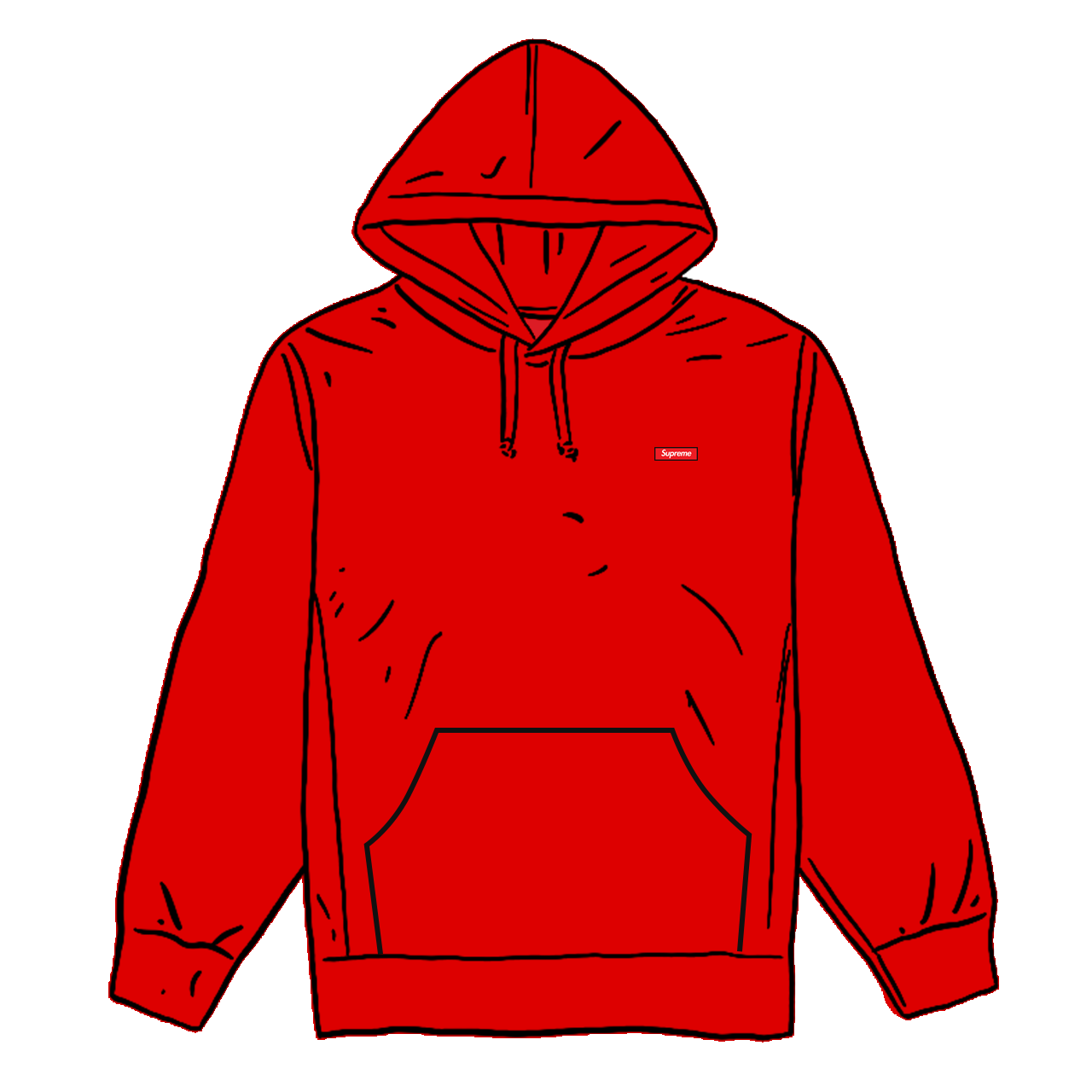 Supreme Small Box Hooded Sweatshirt Red - SS21