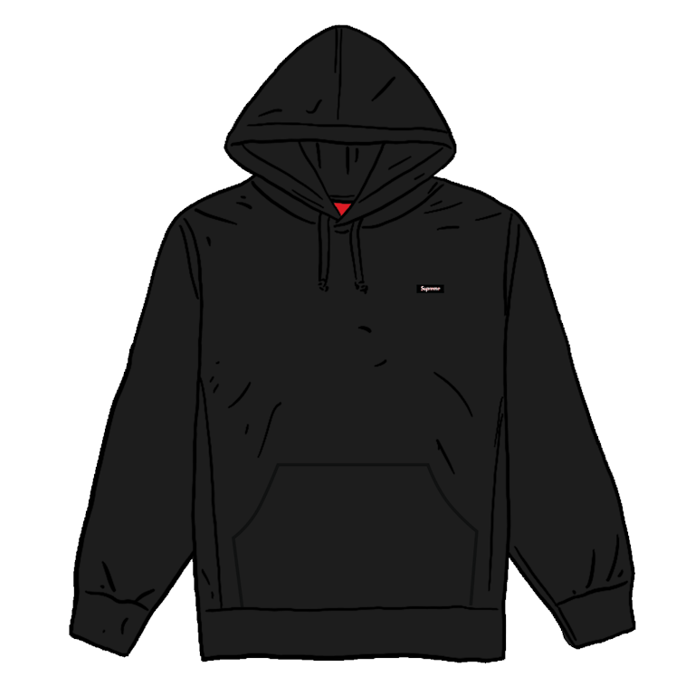 Pre-owned Supreme Small Box Hooded Sweatshirt (ss21) Black