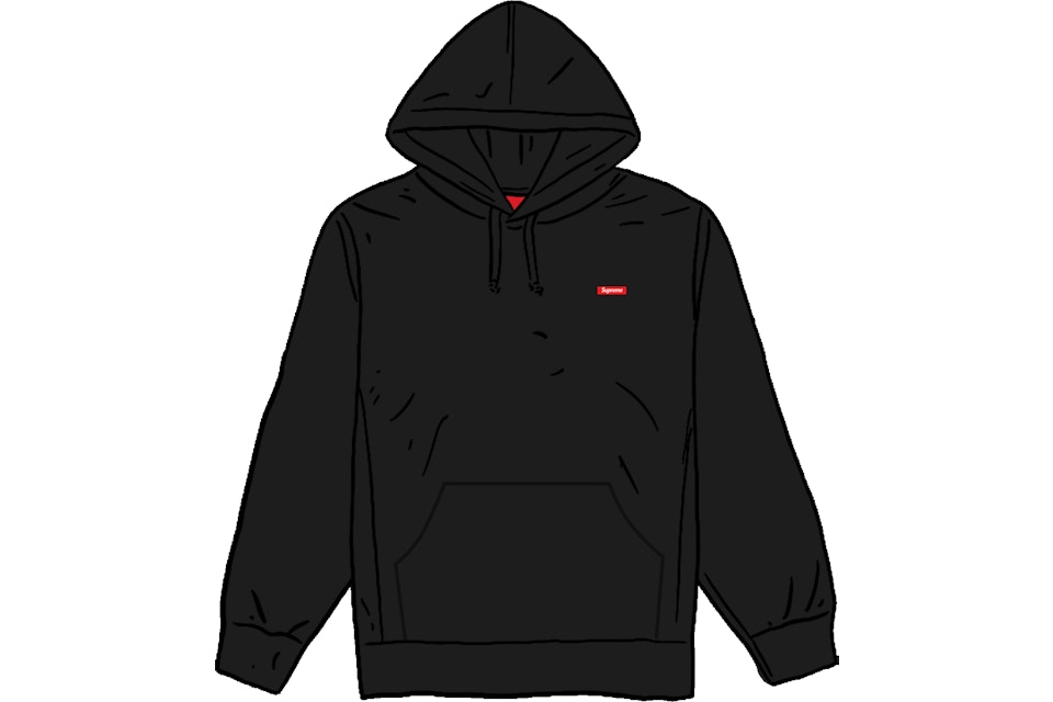 Supreme Small Box Hooded Sweatshirt (SS21) Black