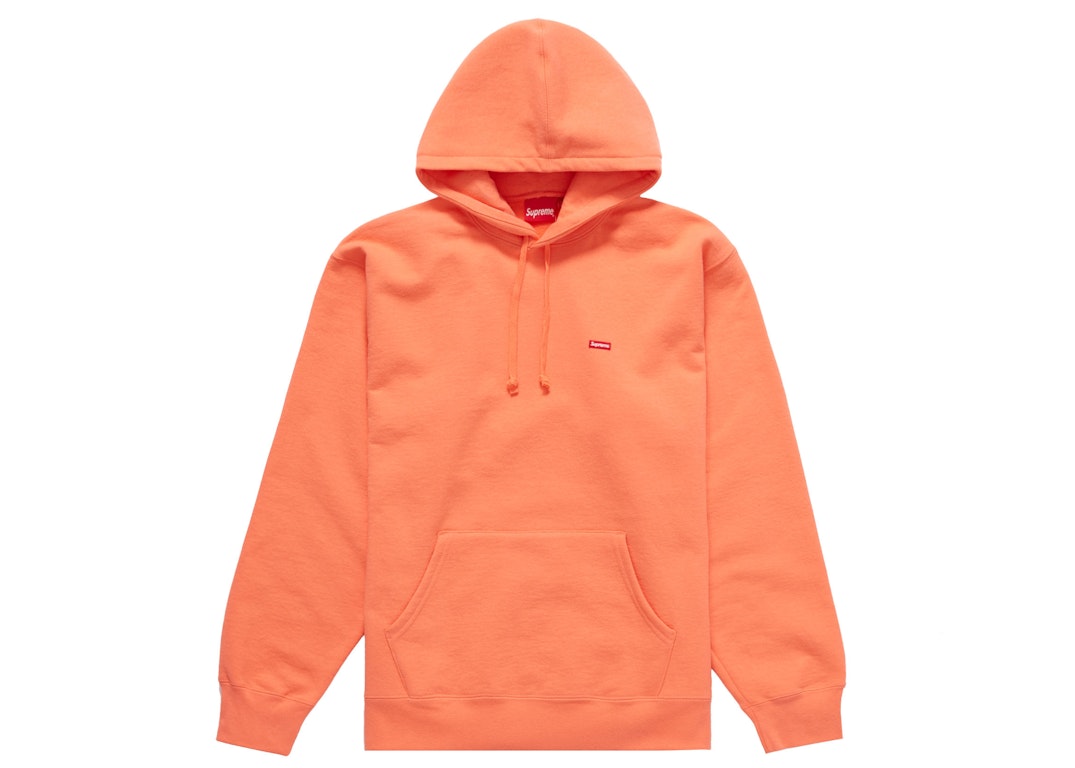 Pre-owned Supreme Small Box Hooded Sweatshirt (ss22) Apricot