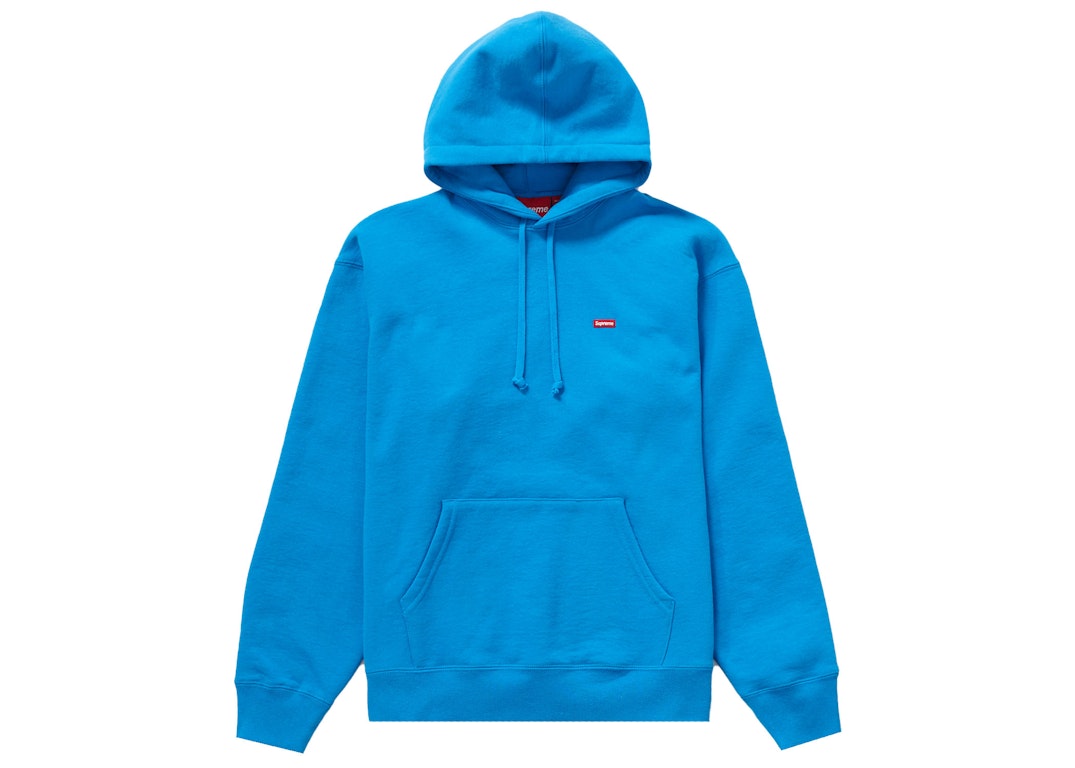 Pre-owned Supreme Small Box Hooded Sweatshirt (ss22) Bright Blue