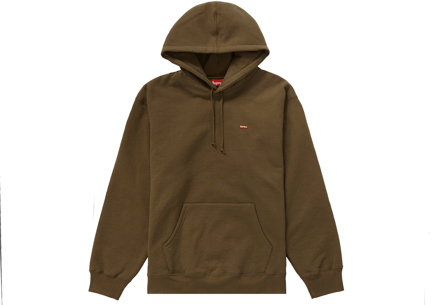 Supreme Small Box Hooded Sweatshirt (SS22) Olive Brown Men's - SS22 - US