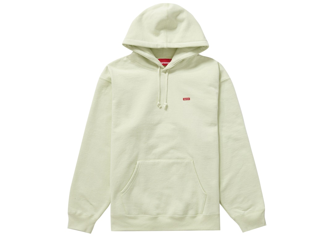 Pre-owned Supreme Small Box Hooded Sweatshirt (ss22) Pale Green