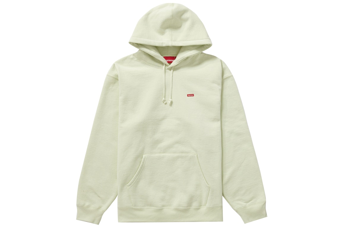 Pre-owned Supreme Small Box Hooded Sweatshirt (ss22) Pale Green