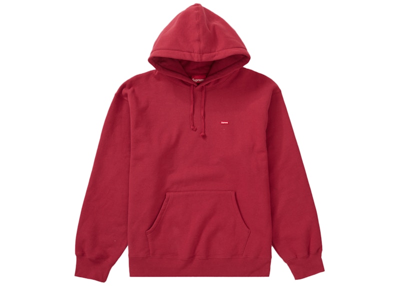 Red supreme 2024 hoodie price