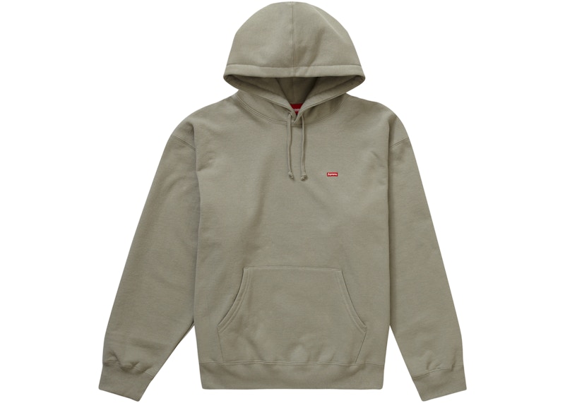 数回着用の美品となりますsupreme small box logo fooded sweatshrts