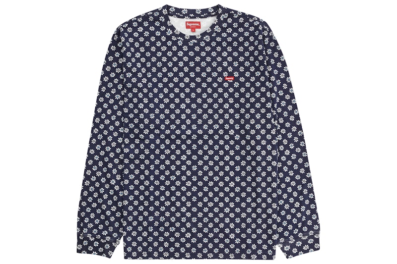 Supreme Small Box L/S Tee Flowers Lサイズ - www ...