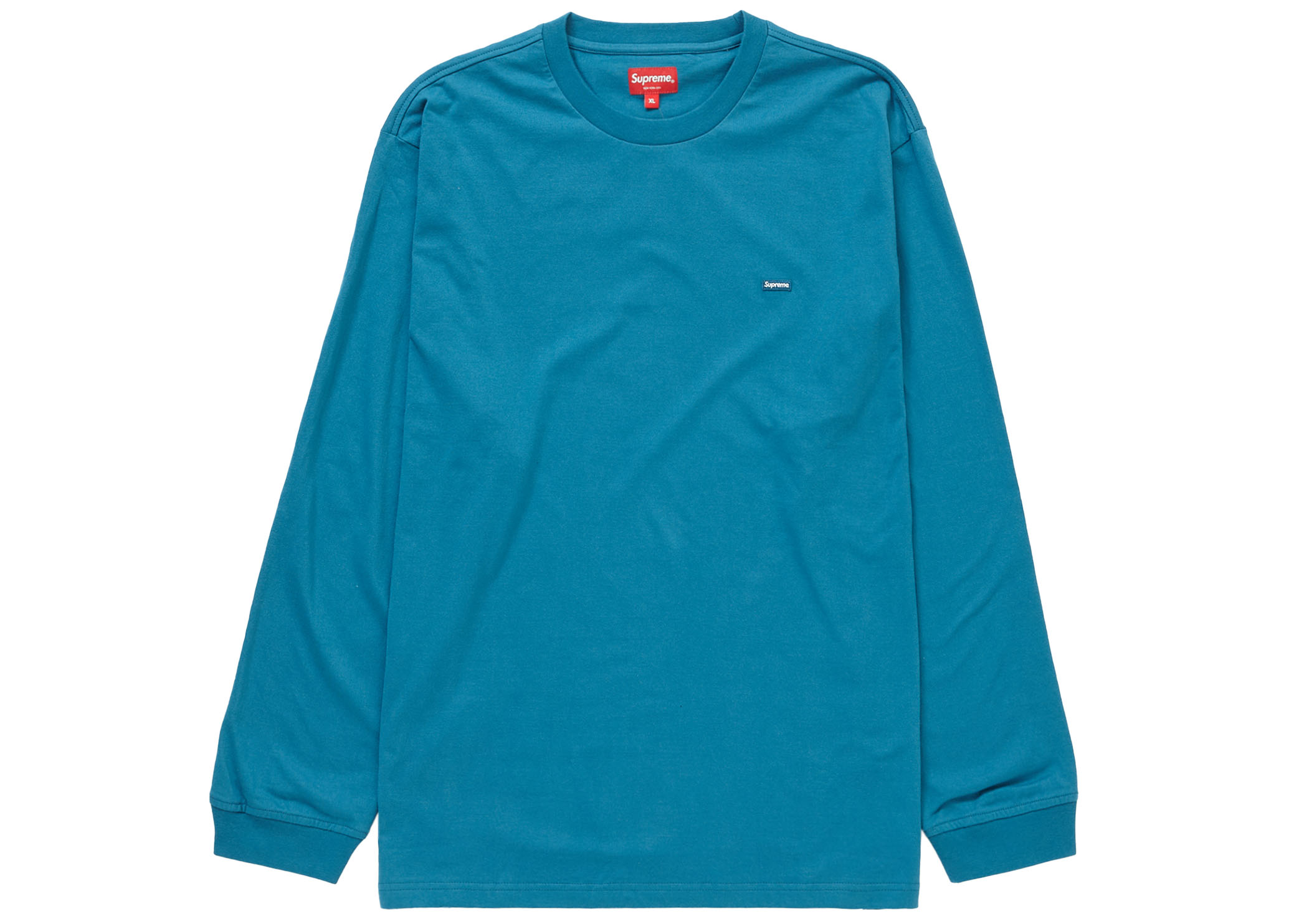 Supreme Small Box L/S Tee (FW22) Teal Men's - FW22 - US