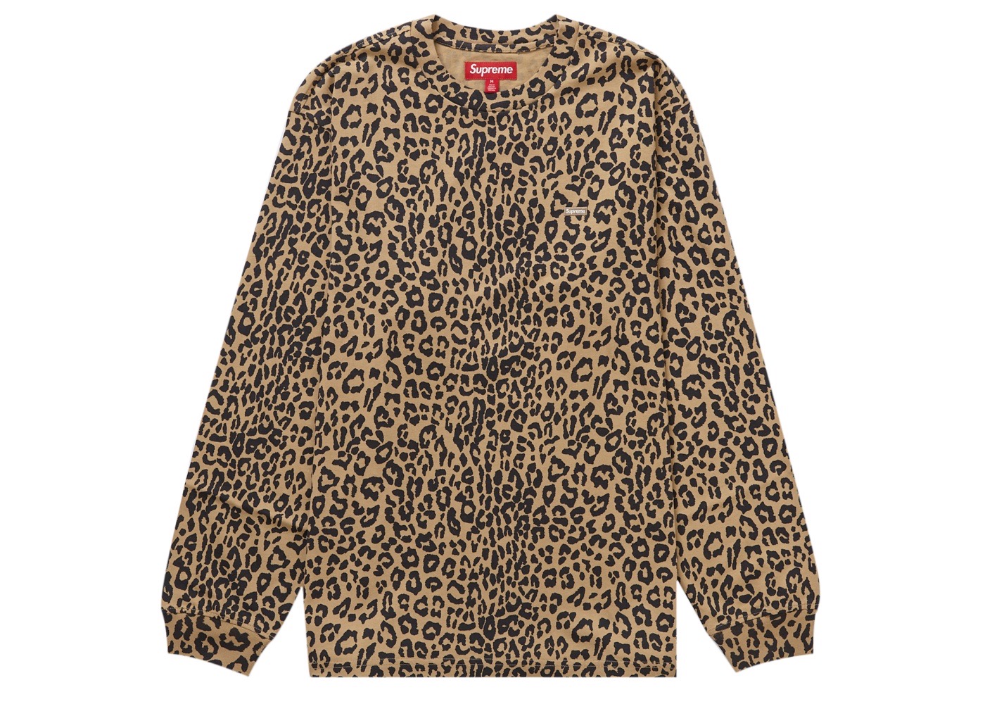 Small Box L/S Tee leopard M size ロンTSmallBoxlogotee - トップス