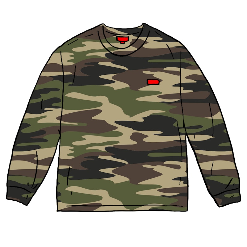 supreme camo tee