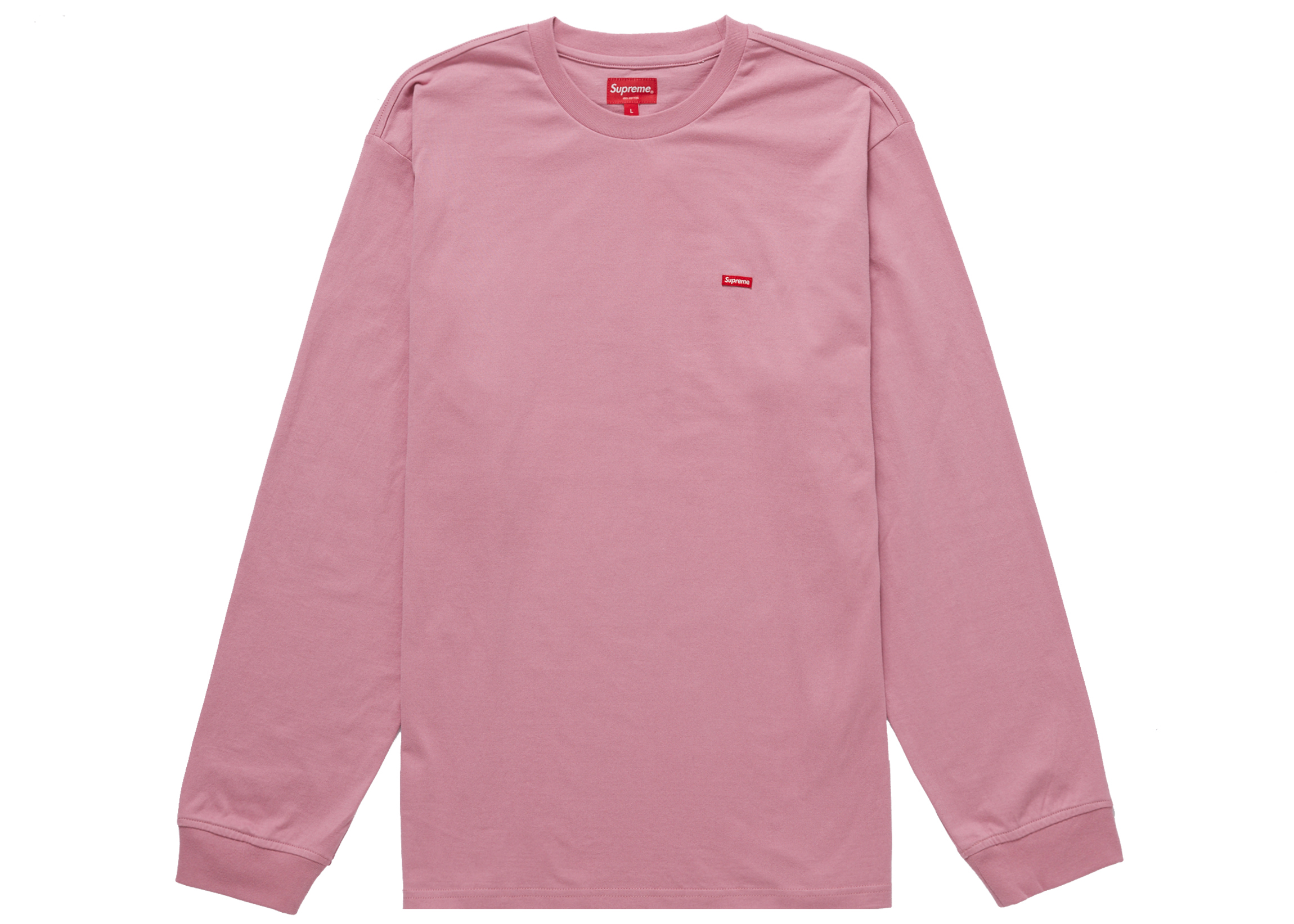 Supreme Small Box L/S Tee (SS22) Pink - SS22 Men's - US