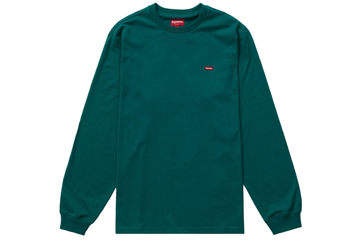 Pre-owned Supreme Small Box L/s Tee (ss22) Teal