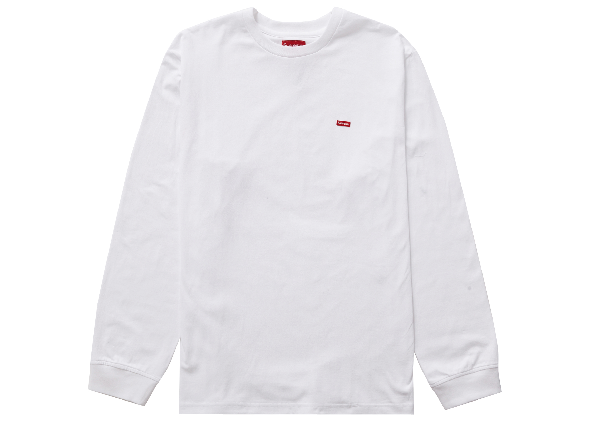 Pre-owned Supreme Small Box L/s Tee (ss22) White | ModeSens