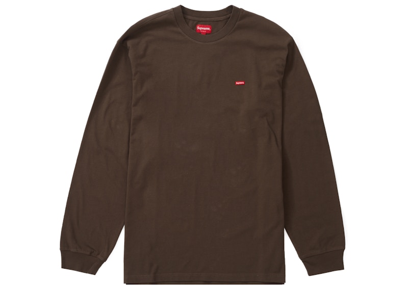 Supreme Small Box L/S Tee (SS23) Brown Men's - SS23 - US