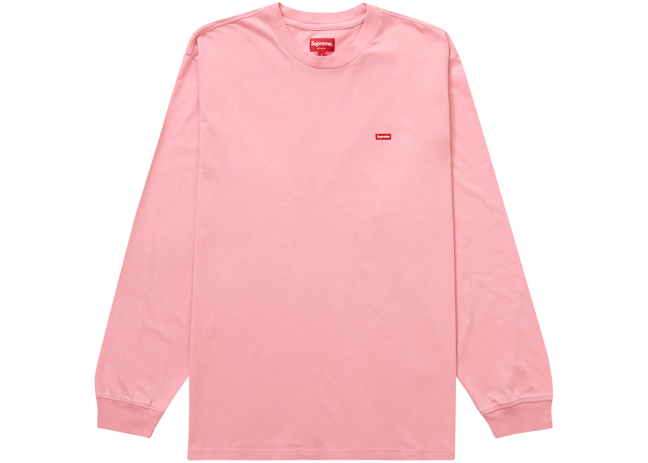 Supreme Small Box L/S Tee (SS23) Pink Men's - SS23 - US