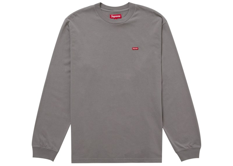 T-shirt Supreme Small Box L/S (SS26) Grigio chiaro