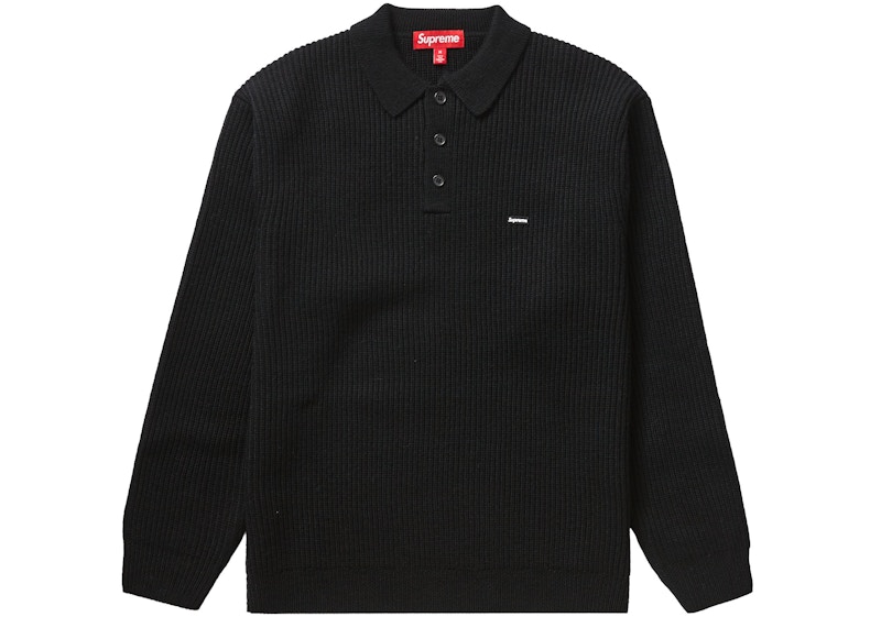 Supreme Small Box Polo Sweater Dark Brown Men's - FW23 - US