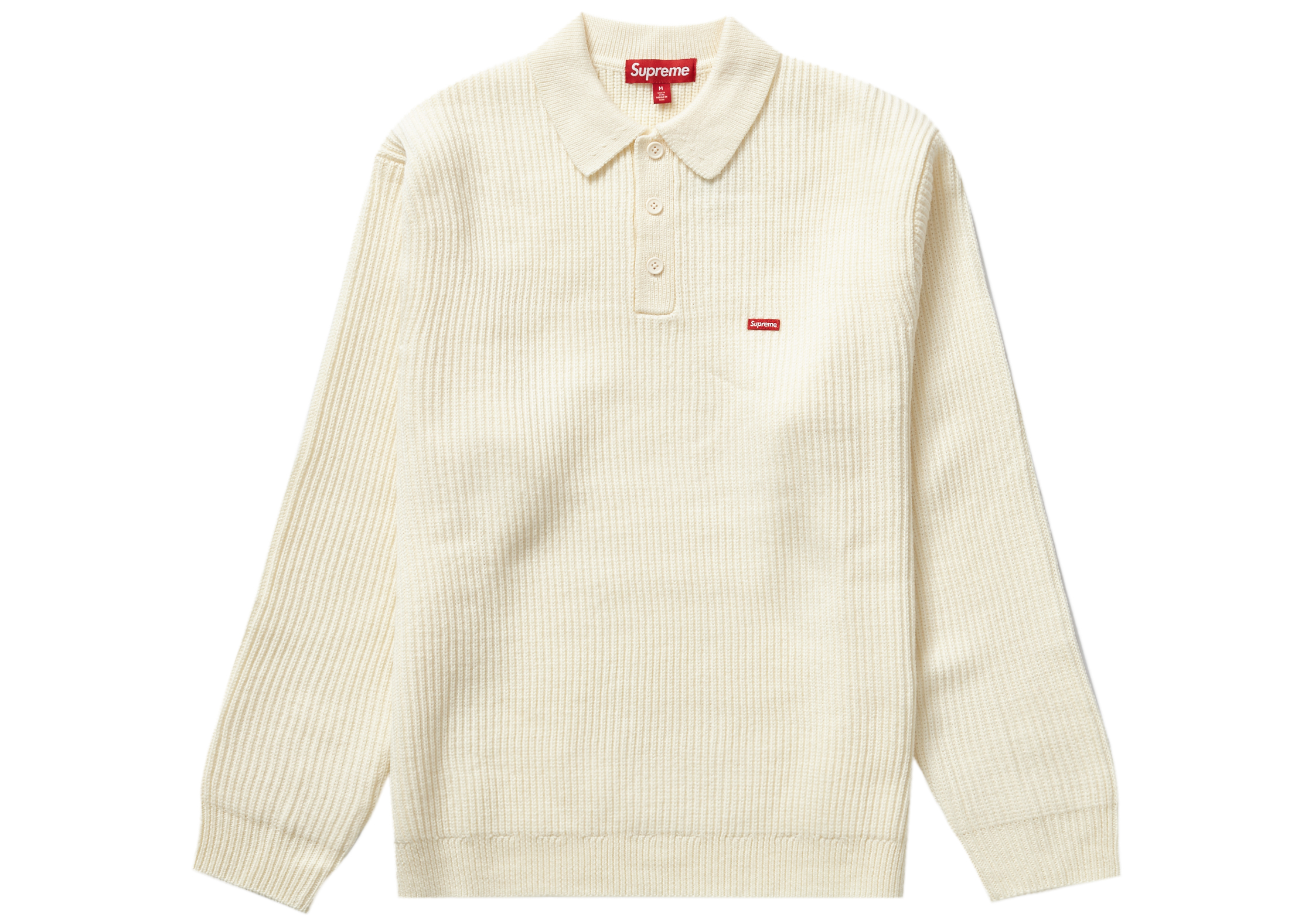 Supreme Textured Small Box Sweater White Men's - FW20 - GB