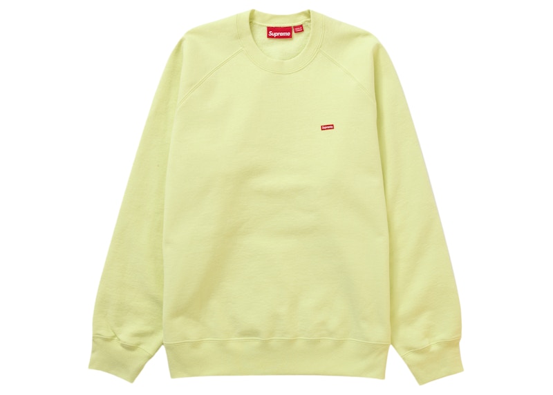 Supreme Small Box Raglan Crewneck Pale Lime メンズ - SS24 - JP