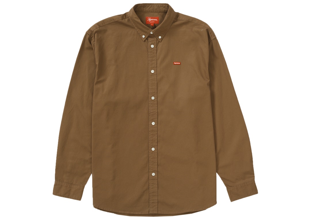 Pre-owned Supreme Small Box Shirt Brown