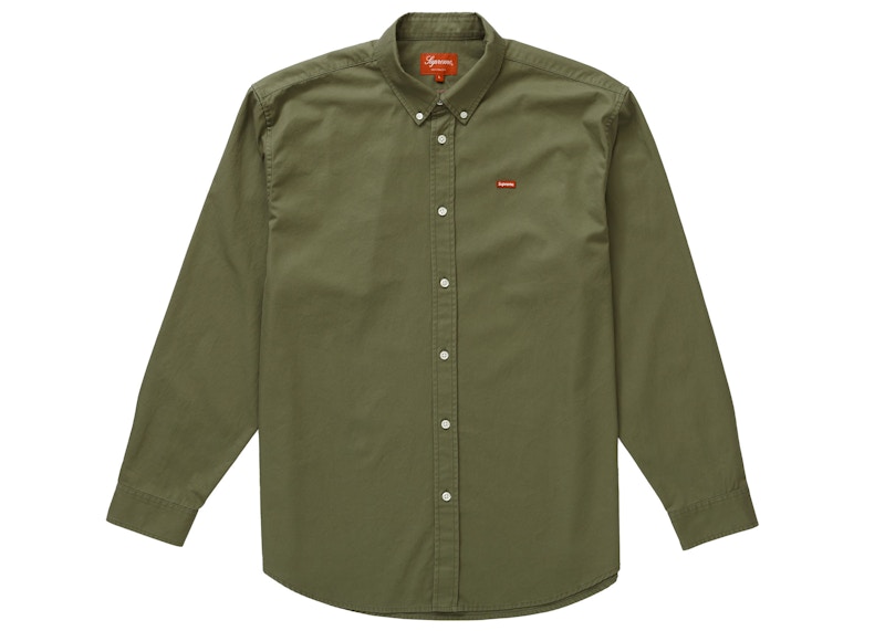 Supreme Small Box Shirt (FW22) Olive Men's - FW22 - GB