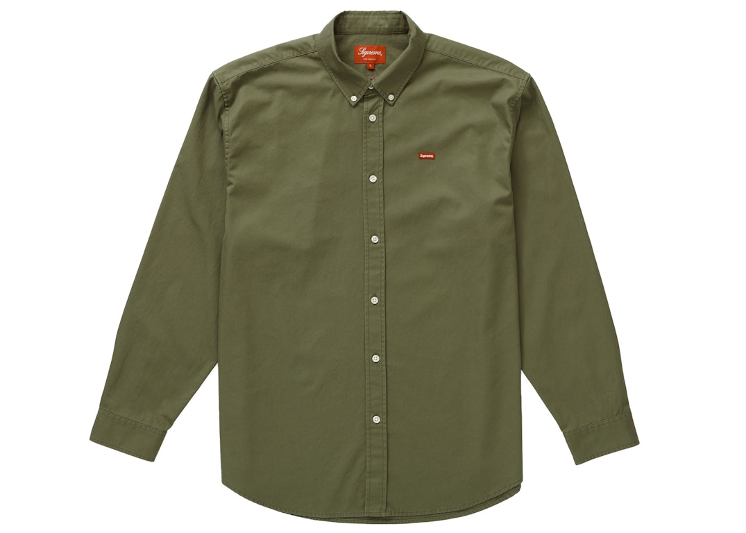 Pre-owned Supreme Small Box Shirt (fw22) Olive