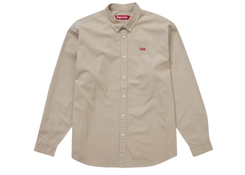 Supreme Small Box Shirt (FW24) Light Tan Men's - FW24 - US