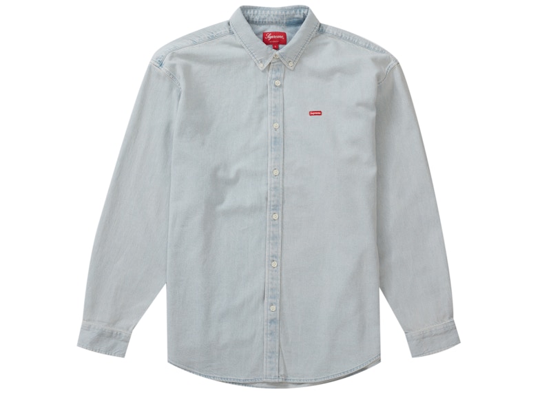 Supreme Small Box Shirt Denim M 23S | labiela.com