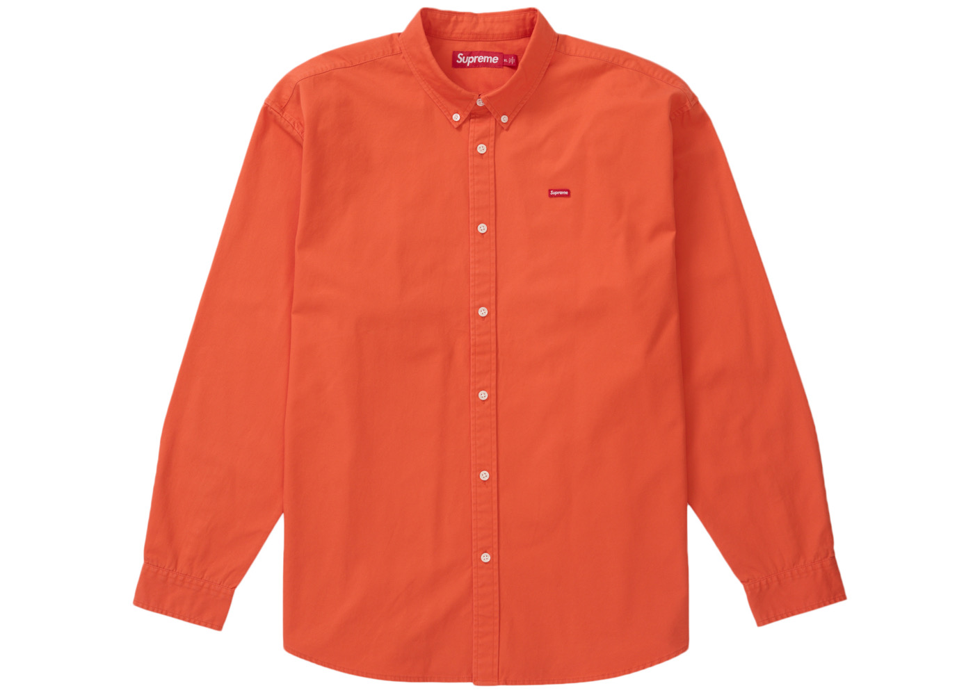 Supreme Small Box Shirt (SS24) Bright Orange Men's - SS24 - US