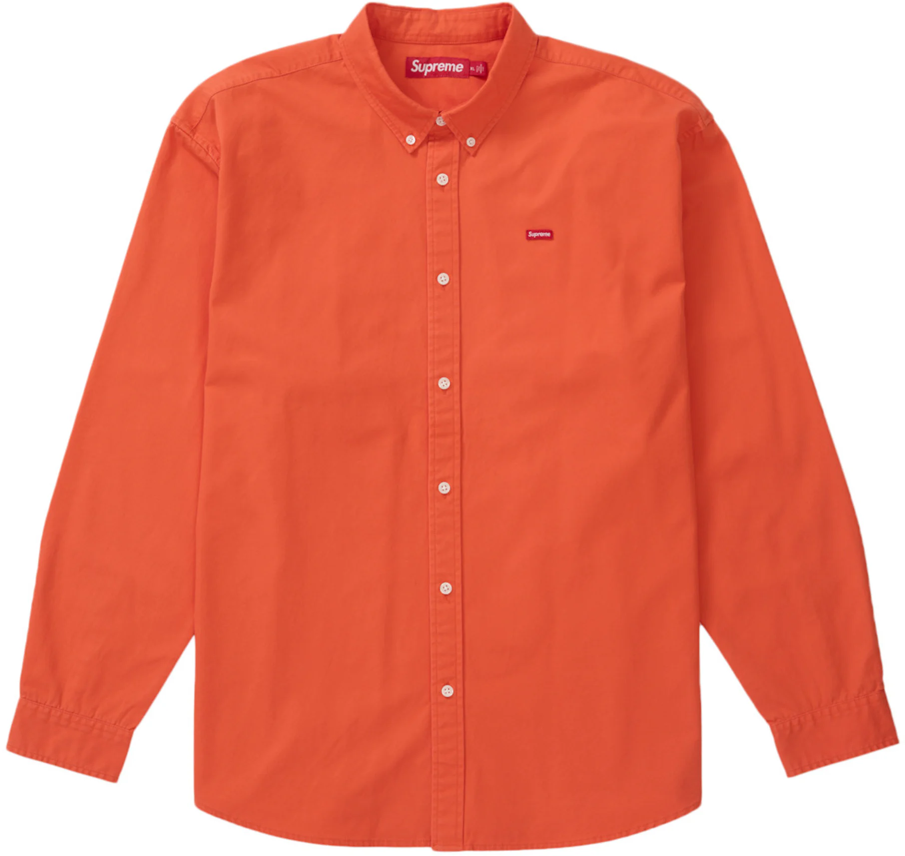 Supreme Small Box Shirt (SS24) Bright Orange Men's - SS24 - US