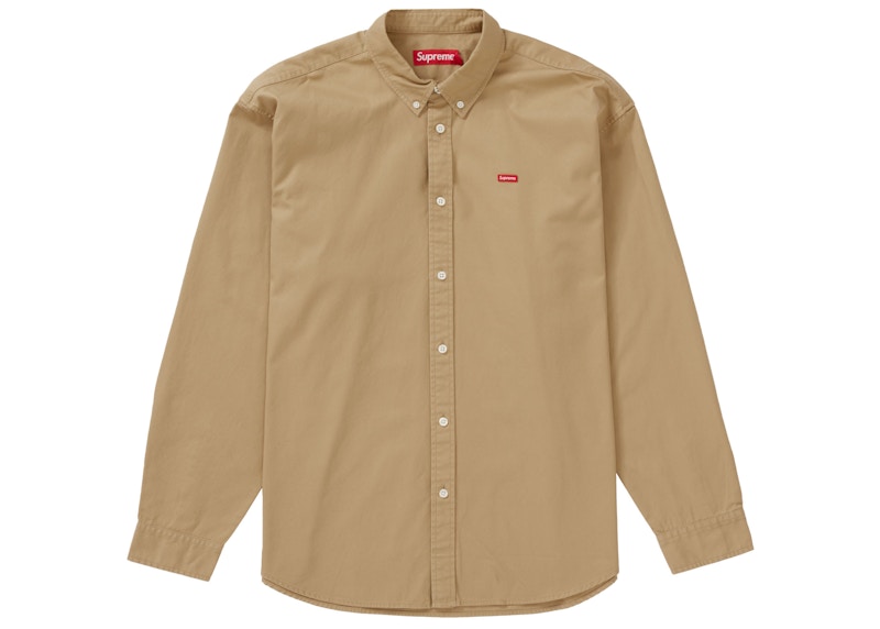 Supreme Small Box Shirt Tan Men's - FW23 - US