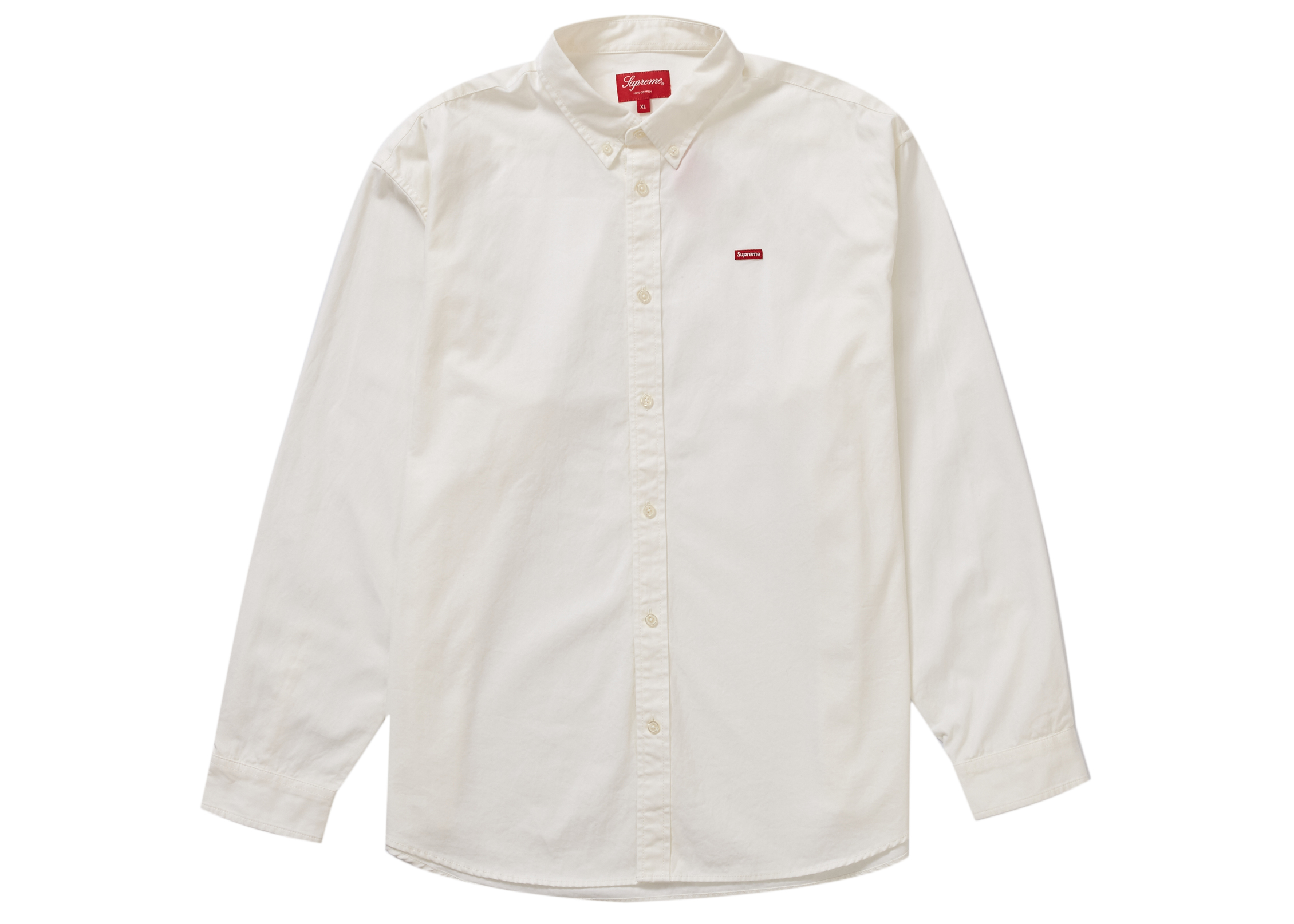 Supreme Small Box Shirt White Men's - FW23 - GB