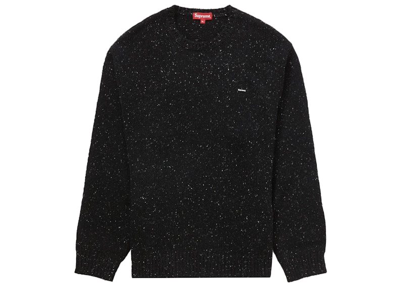 Supreme Small Box Speckle Sweater Black メンズ - FW22 - JP