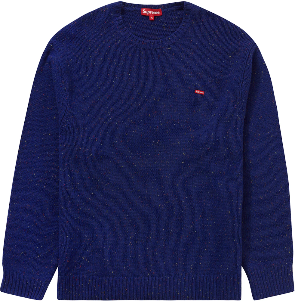 Supreme Small Box Speckle Sweater Royal Men's - FW22 - US