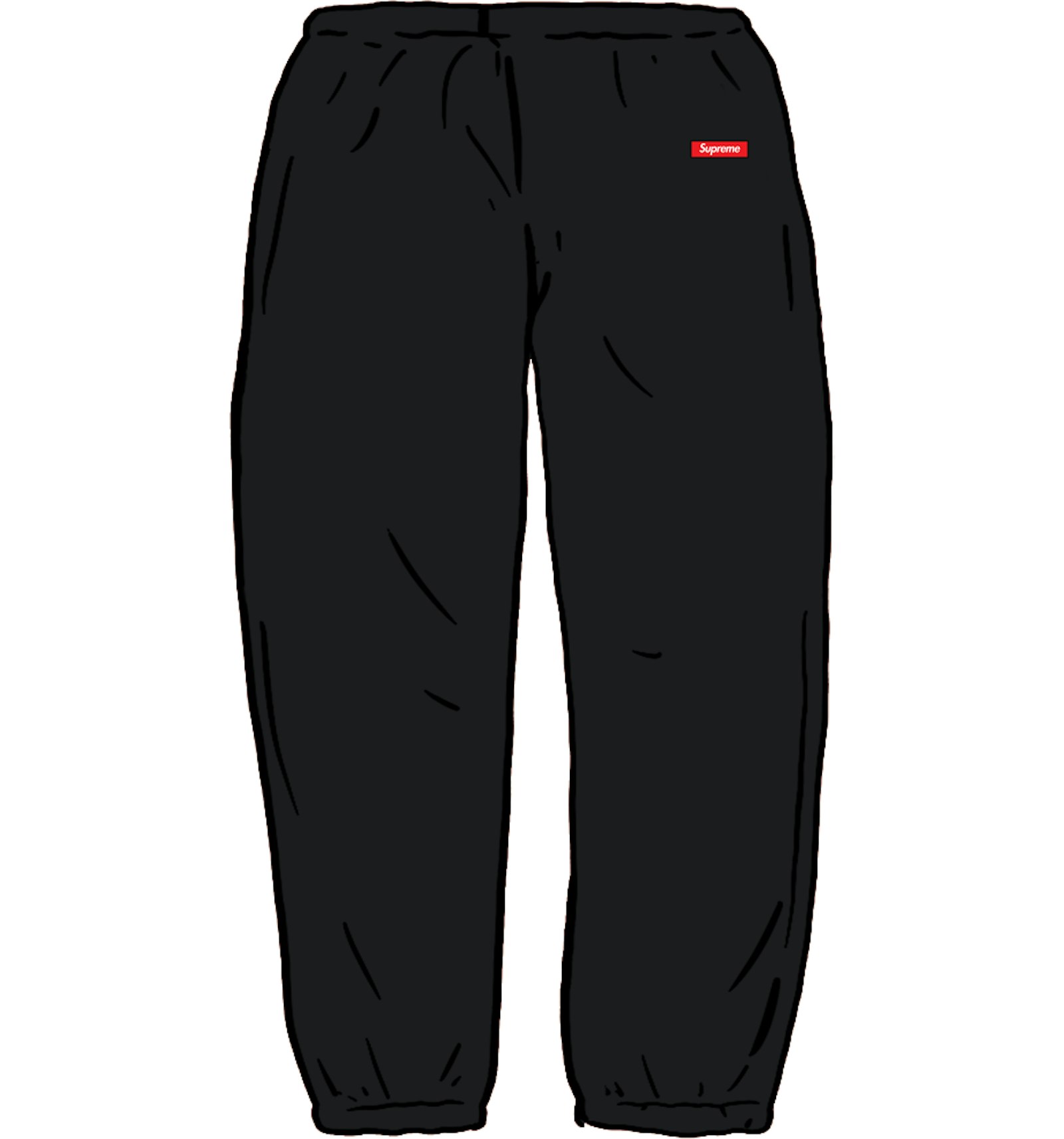 Supreme Small Box Sweatpant Black