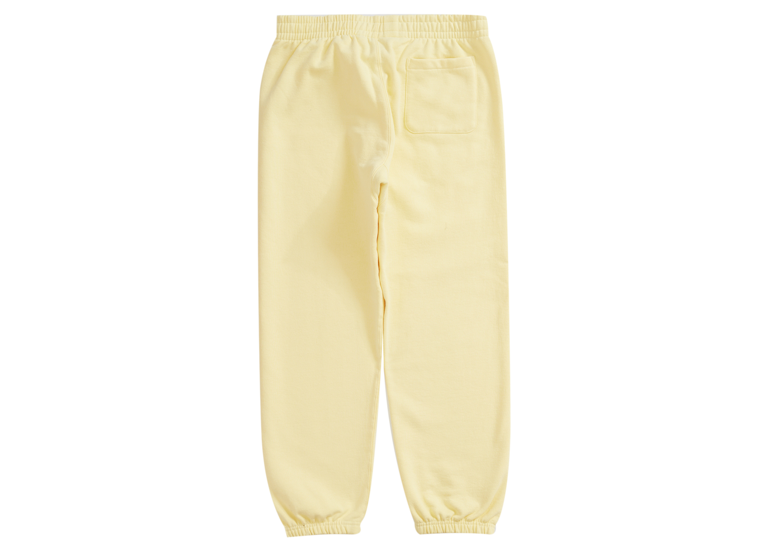 Supreme Small Box Sweatpant (SS23) Light Yellow Men's - SS23 - US