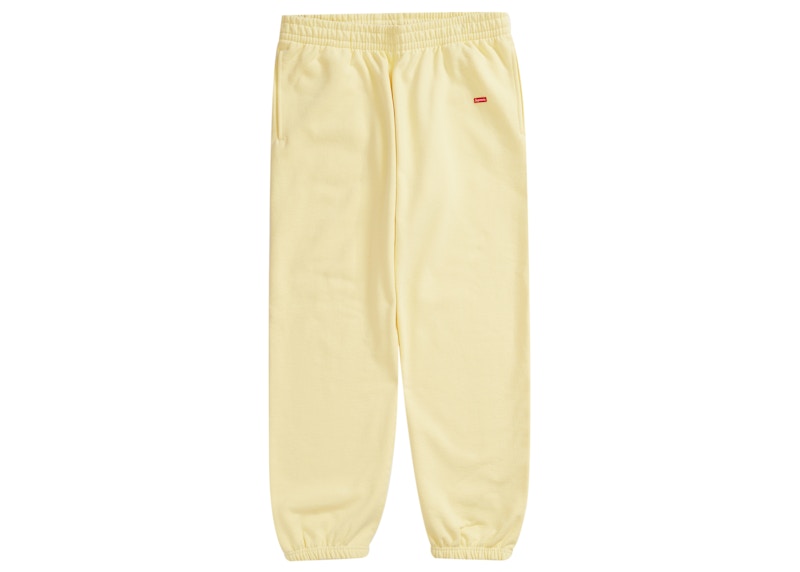 Supreme Small Box Sweatpant (SS23) Light Yellow Men's - SS23 - GB