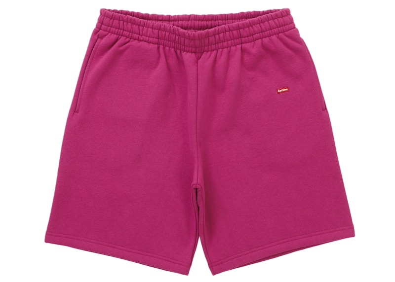 Supreme Small Box Sweatshort (FW22) Raspberry Men's - FW22 - US