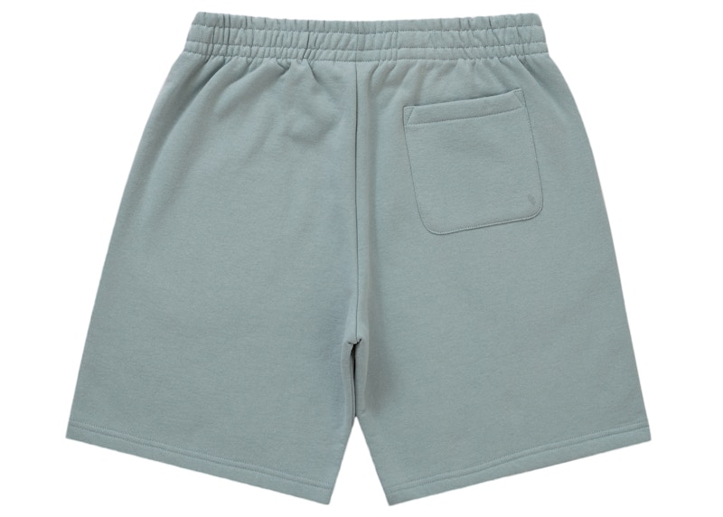 Supreme Small Box Sweatshort (FW22) Light Slate Men's - FW22 - US