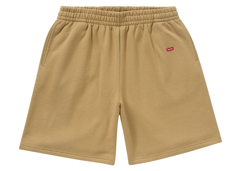 Supreme Small Box Sweatshort (FW24) Dark Tan Men's - FW24 - US