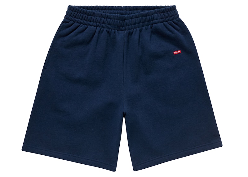 Supreme Small Box Sweatshort (FW24) Navy Men's - FW24 - US