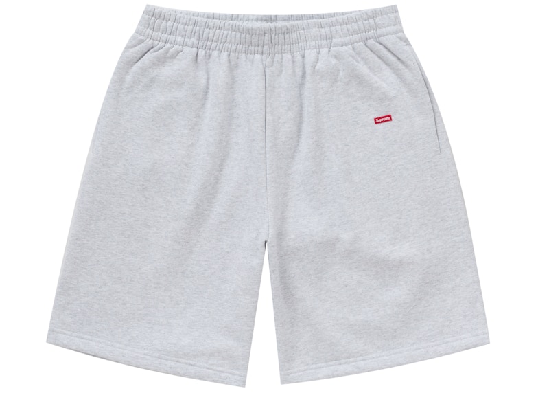 Supreme Small Box Sweatshort (FW24) Ash Grey Men's - FW24 - GB