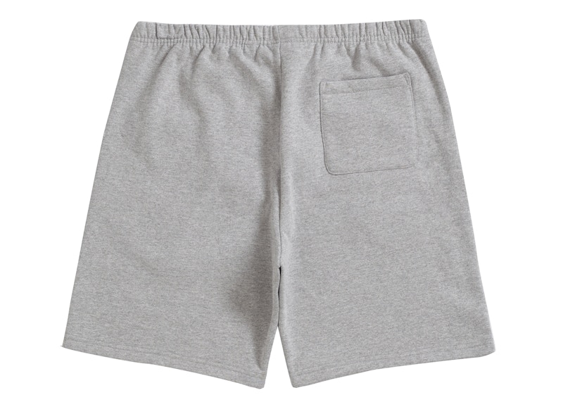 Supreme Small Box Sweatshort Heather Grey Men's - SS21 - US