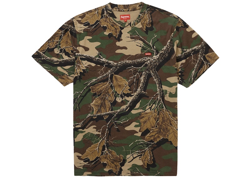 Supreme Small Box Tee (FW22) Branch Woodland Camo Men's - FW22 - US