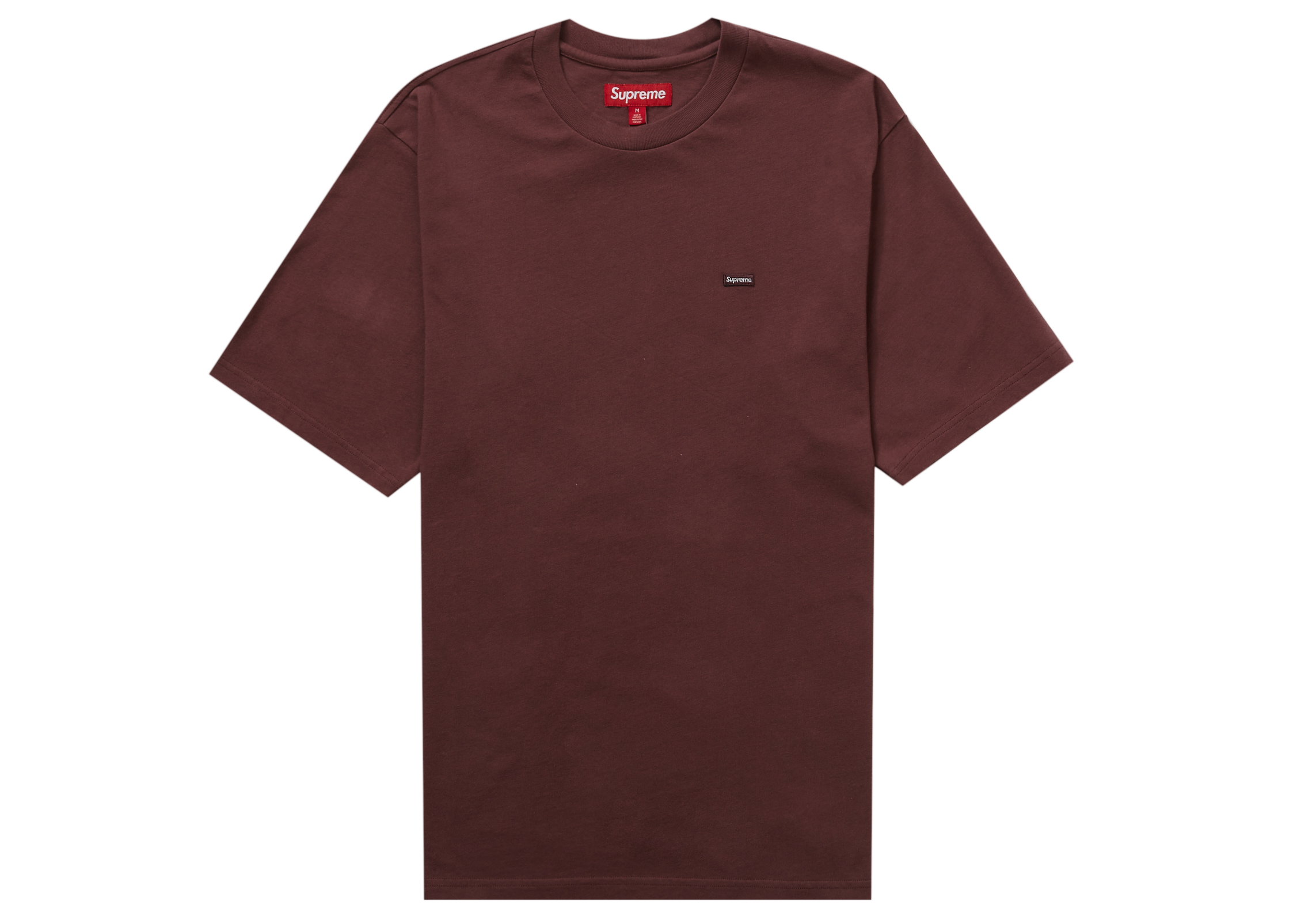 Supreme Small Box Tee (FW23) Washed Plum Men's - FW23 - US